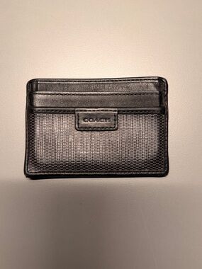 Coach Black Men’s Card & Key Holder Cardcase